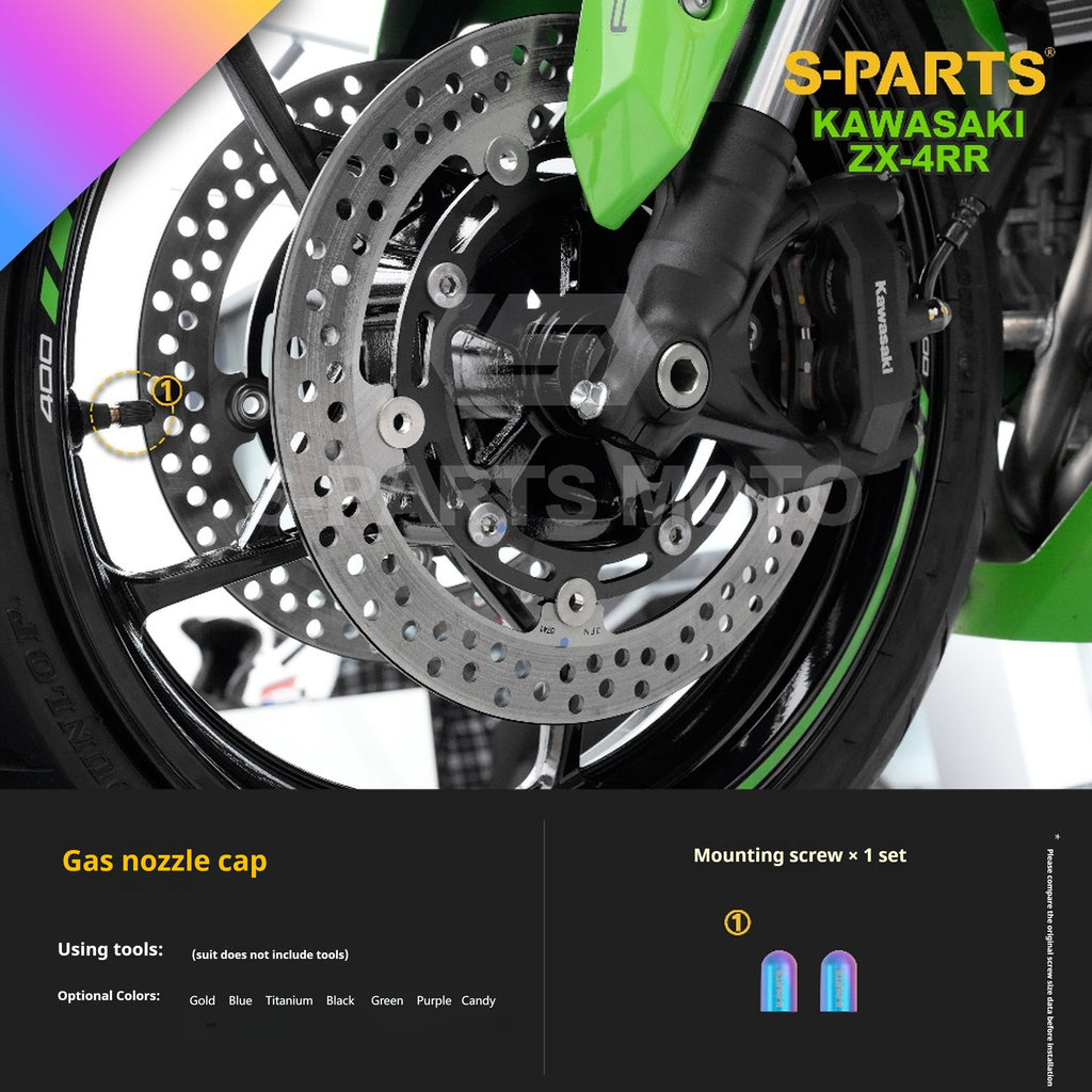 SPARTS TC4 Titanium Bolt Kit for Kawasaki ZX-4RR | Motorcycle Titanium Bolt Upgrade