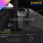 SPARTS Titanium Bolt Set for 2023 XMAX300 | Yamaha Motorcycle Titanium Bolt Upgrade