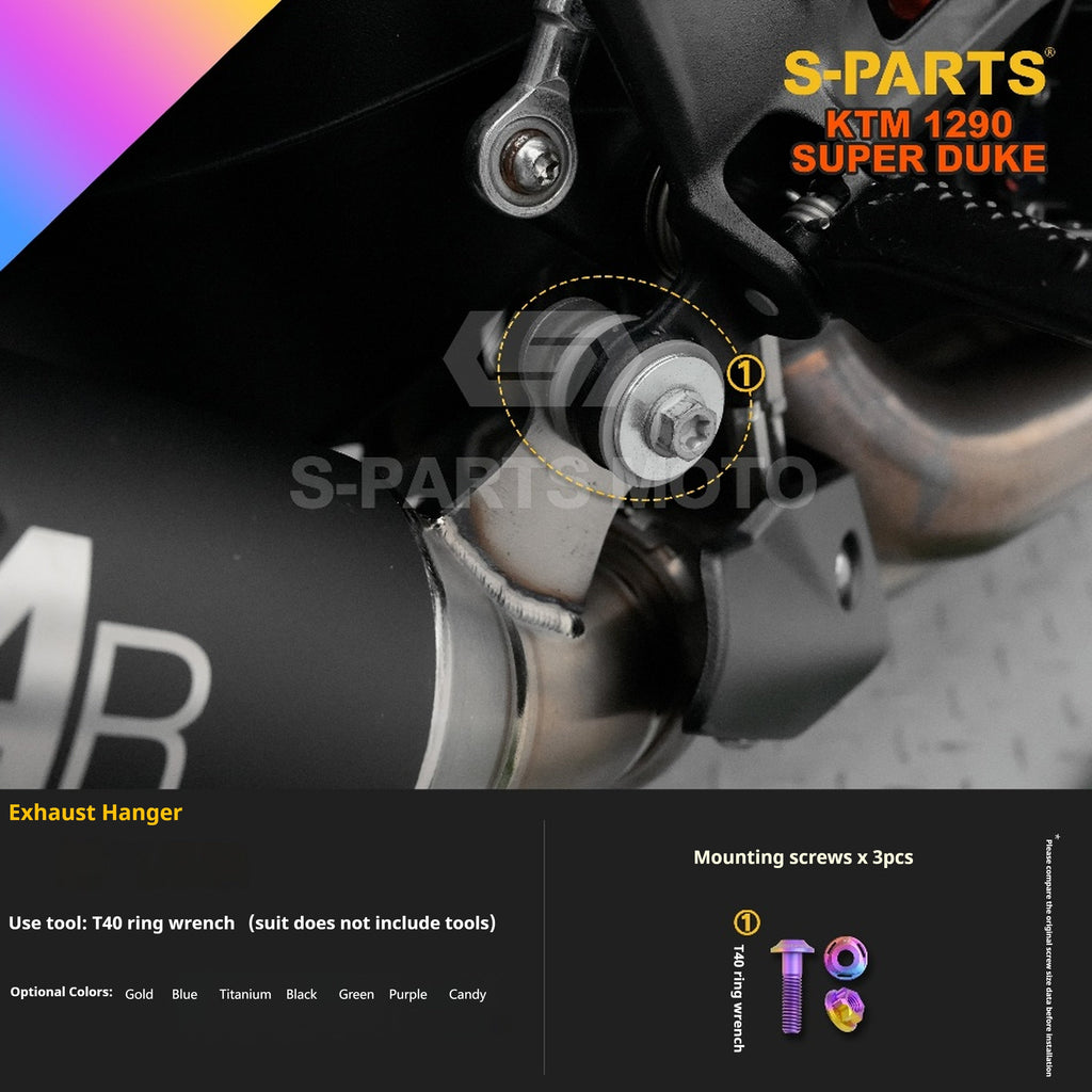SPARTS KTM Super Duke 1290 · Full TC4 Titanium Bolt Kit｜Motorcycle Upgrade Set