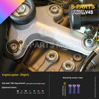 SPARTS Titanium Bolt Kit for Ducati Streetfighter V4S