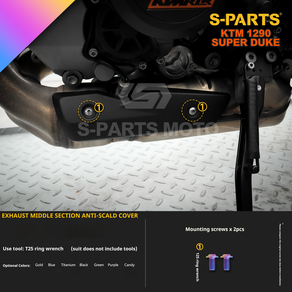 SPARTS KTM Super Duke 1290 · Full TC4 Titanium Bolt Kit｜Motorcycle Upgrade Set