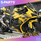 SPARTS Motorcycle Titanium Bolt Upgrade – S-Grade TC4 Bolt Kit for Kawasaki ZX-6R