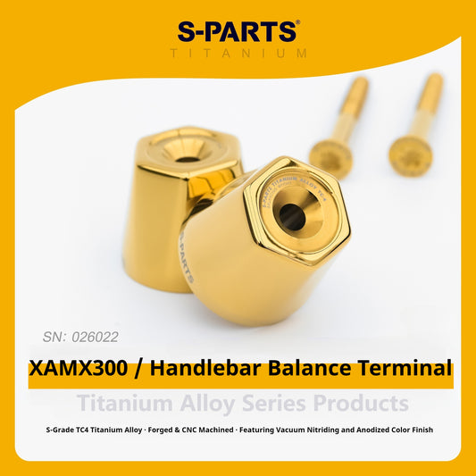 Yamaha XMAX 300 – TC4 Titanium Handlebar End Bolts Kit