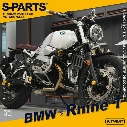 SPARTS BMW RnineT Titanium Alloy Motorcycle Bolt Upgrade Kit